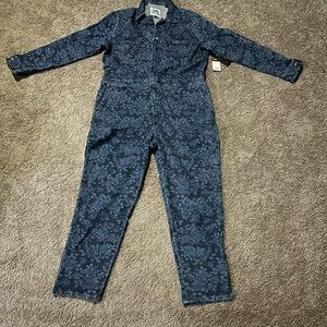 Lee Denim Floral Union Cover Alls
